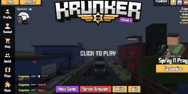 Krunker là một tựa game thú vị