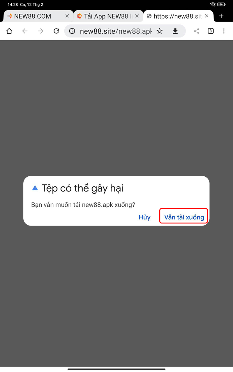 Download file new88 apk về điện thoại android